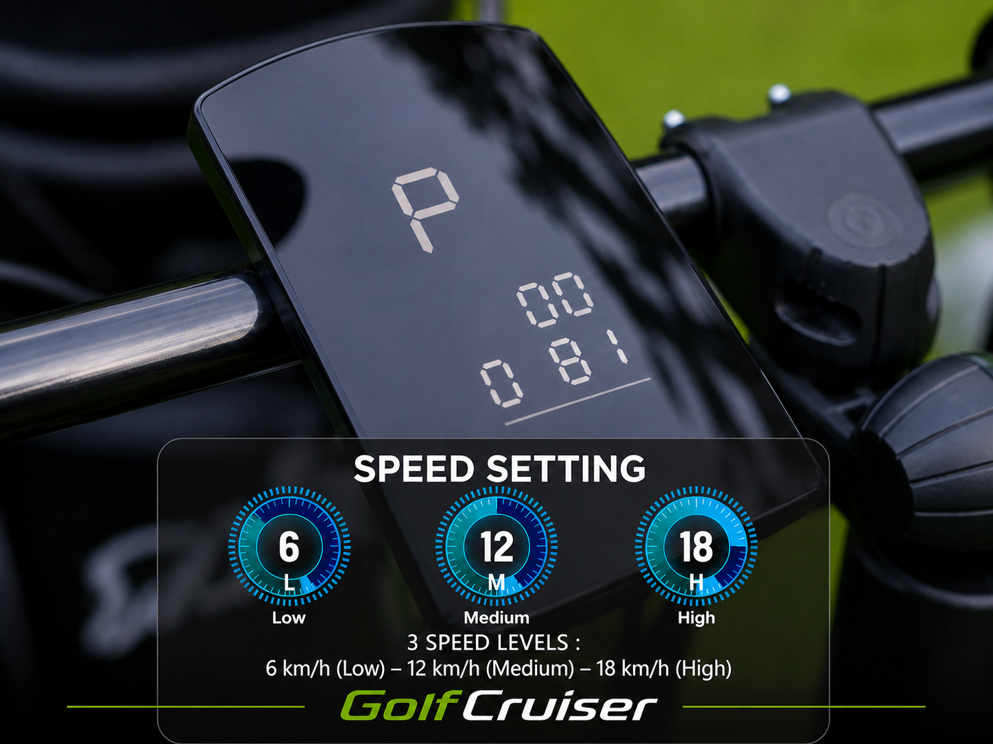GolfCruiser speed adjustment